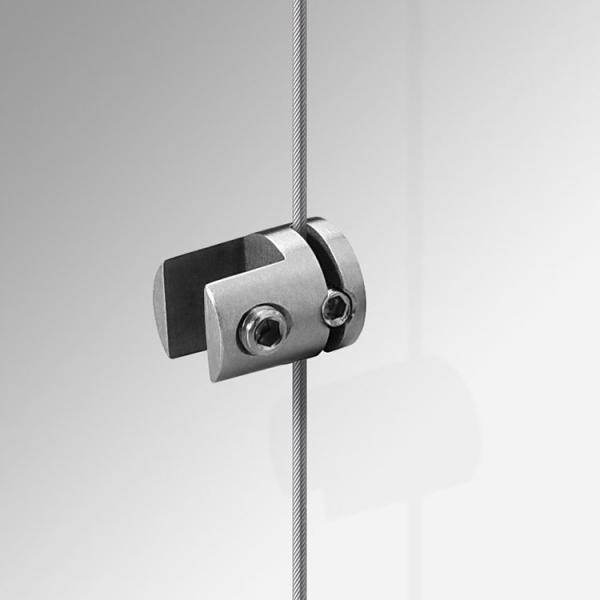 Display Glass Clamps Hardware Accessories For Hanging Display Systems