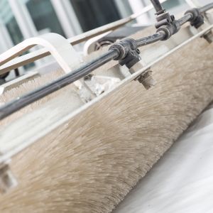 Remote Controlled Semi-automatic Solar Panel Dust Eliminator for PV Plant