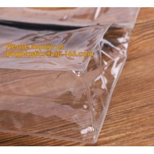 non-heavy metals Zip lockk file document pvc bags,plastic document bag with