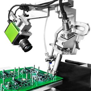 110V 220V Automated Soldering Equipment , Multipurpose Robotic Soldering System