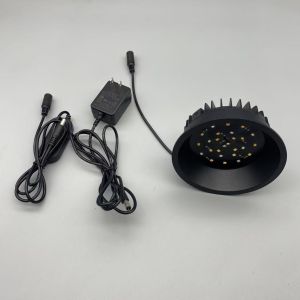 5W UVA UVB LED Round Light For Reptiles Birds Supports Vitamin D3 Synthesis And
