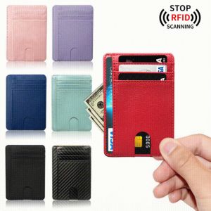 Durable Carbon Fiber RFID Wallet for Safe Business Card Storage 0.1kg Package