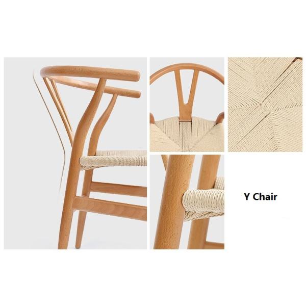 Nordic modern dining table and chair contracted household book chair arm-chair solid wood chair Y chair