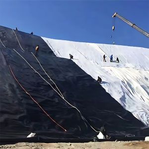 ASTM 100% Virgin Waterproof Aquaculture Pond Liner High Density HDPE Geomembrane