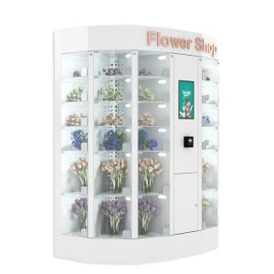 China Automatic Floss Flower Vending Locker Touch Screen Control With Wifi on sale