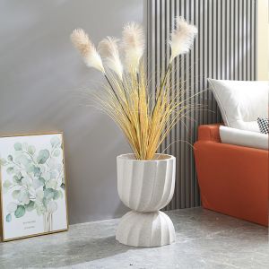 Frost Resistant FFiber Clay Planters For Indoor And Outdoor Plants