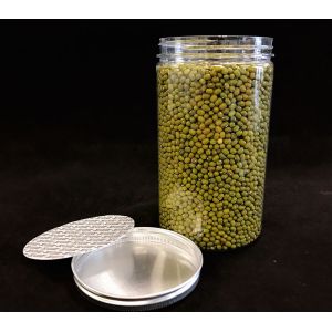 Custom Transparent Plastic Jar Containers Custom Logo Printing Paper Carton