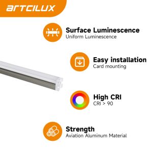 Surface Mounted LED Linear Light A2303 for Wardrobe Installation and Bending