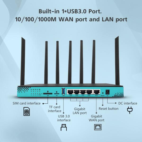 2.4GHz / 5.8GHz 5G Wifi Router 5G CPE Router DDR3 256MB Support Operators