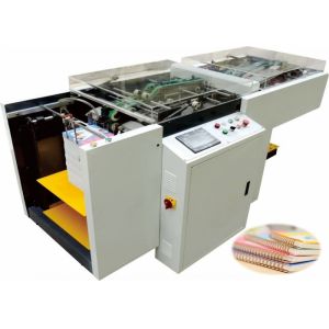 Automatic Paper Hole Double Wire O Punching Machine Calender Use