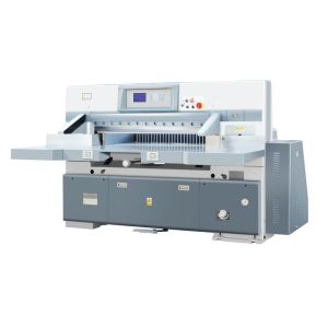 Program-control Paper Sheet Cutter, High precision, Computer control, Blue