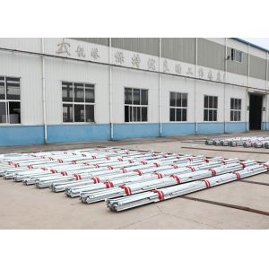 Overhead Electric Lattice Transmission Tower , Angular Steel Monopole Tower