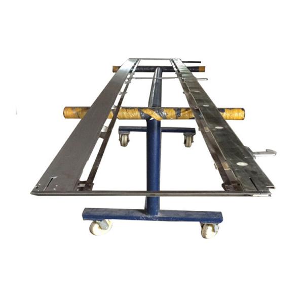 Textile Machinery Parts Heald Frame Rod Weaving Loom Heald Frame Loom Stainless Steel Strip Loom Parts Heald Frame