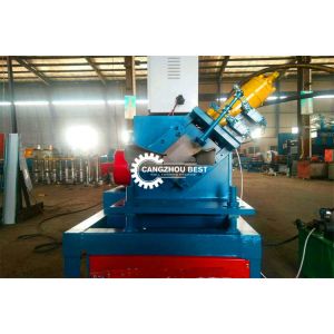 PLC Hydraulic Cutting 310mm Door Frame Roll Forming Machine