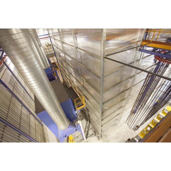 Electrostatic Spraying On Line Pre-treatment Vertical Powder Coating Line Of