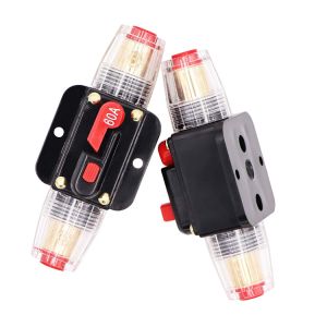 24V 60A Inline Circuit Breakers Manual Reset Fuse Holder 60 Amp/ Circuit