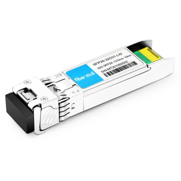 Quality HPE B-Series P9H29A Compatible 32Gb SFP28 Long Wave 1-pack 1310nm 10km LC SMF DDM Transceiver Module for sale
