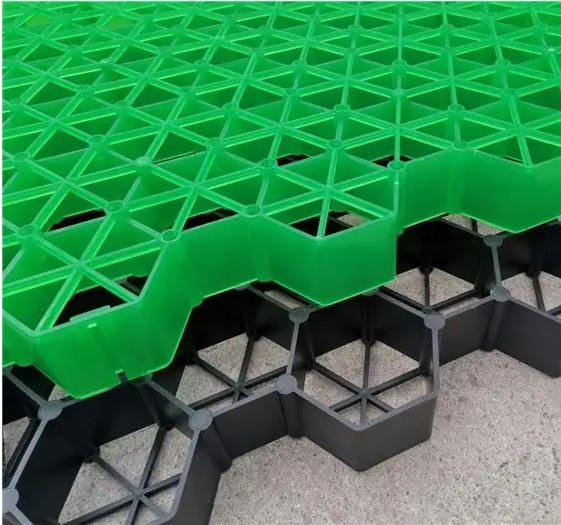 Parking Lot Slope Greening Permeable Paver Soil Stabilization Geocell Grid with