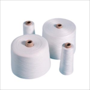 Optical white Raw white 100% Polyester Ring Spun Yarn 20/2, 40/2 Twisted Yarn