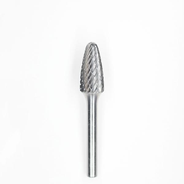 China SF-4 Tree Radius End 7/16 Tungsten Carbide Burr Die Grinder Burr Bits 1/4 Shank Double Cut on sale China SF-4 Tree Radius End 7/16 Tungsten Carbide Burr Die Grinder Burr Bits 1/4 Shank Double Cut on sale