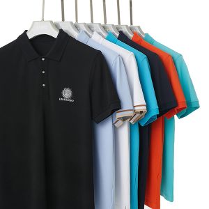 Wholesale Mens Pure Cotton Polo Shirt Printing With Custom Logo And Anti Wrinkle Material from china suppliers