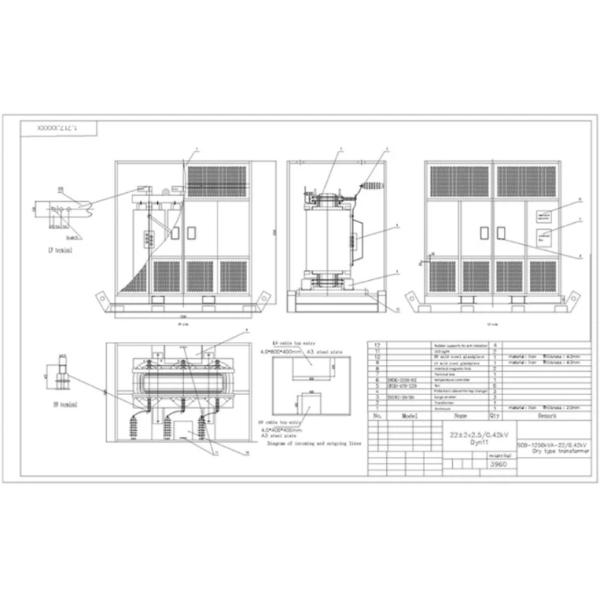 2000 KVA Dry Type Power Transformer