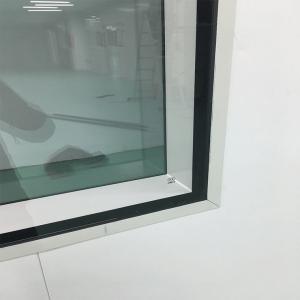 China 1.0mm Aluminum Frame Cleanroom Window Double Layer Hollow Glass on sale