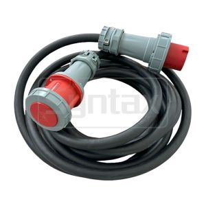 PowerSyntax 10m H07RN-F 5G10.0 CEE Extension Cable Lead 10mm2 5 Pole 63A With