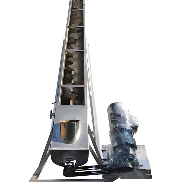 U-shaped Automatic Feeding Single-axis Spiral Conveyor For Chemical Powders Made