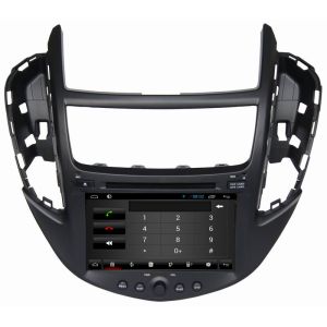 Ouchuangbo 8 inch car stereo android 6.0 for Chevrolet Trax with gps USB QUAD