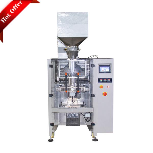 4KW Automatic Grain Packing Machine , Vertical Rice Bag Packing Machine