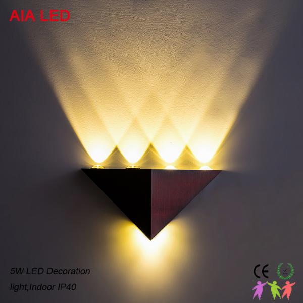 Black+Silver LED wall light /inside led wall lamps for drawing room
