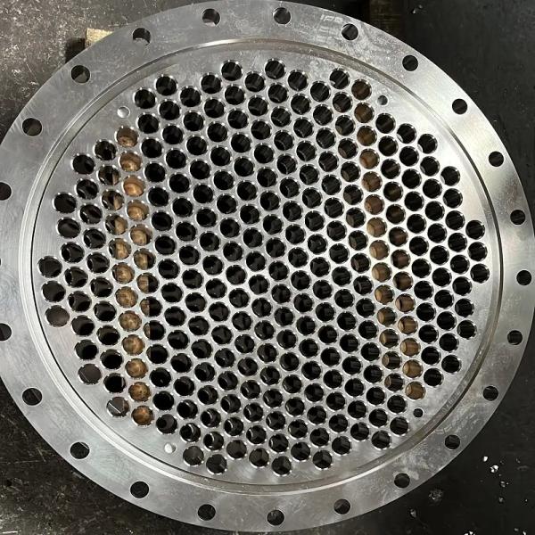 X6CrNiTiB18-10 CNC Machining Heat Exchanger Duplex Stainless Steel Hole Flange