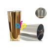 Buy cheap Gold Metalized Plastic Film , Moisture Proof Opaque Metallized Polyester Film from wholesalers