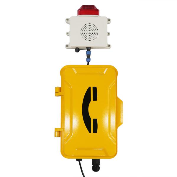 90db IP67 Tunnel Weather Resistant Telephone Rj45 SIP Full Keypad