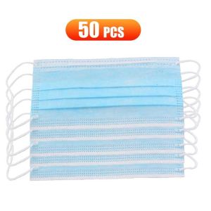 Non Woven Fabric 3 Ply Disposable Face Mask 3 Layers Against Catkin Pollen