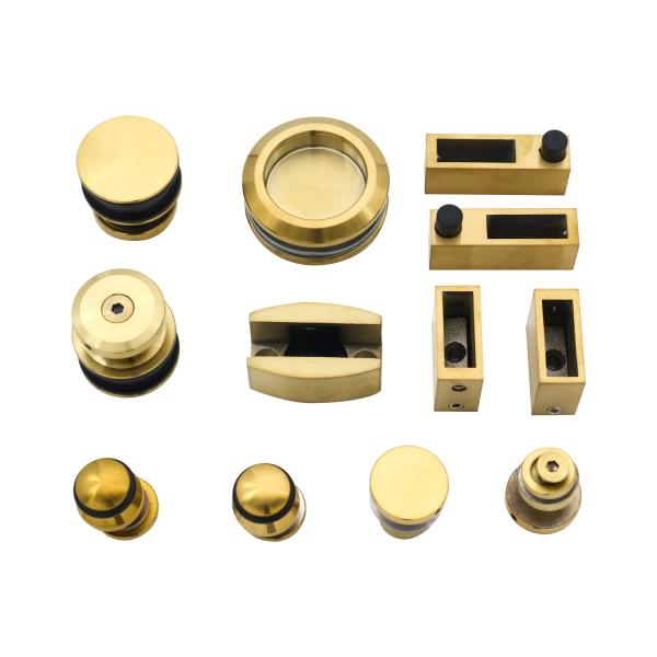 Wholesale Stainless Steel Sliding Frameless Glass Door Track Hardware Kit