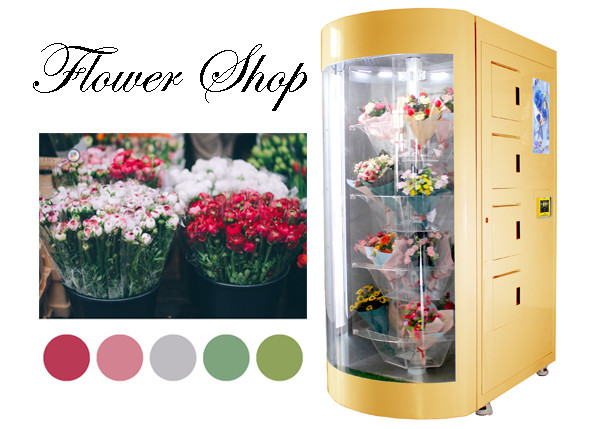 Holland Denmark Customized 24 Hour Fresh-Cut Flower Vending Machine with
