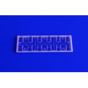 90x126 Degree 12W Led Array Lens Transparent PMMA 93% Transmittance