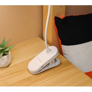 Adjustable Arm Bedroom Table Lamp With Three Level Brightness For Cozy Ambiance