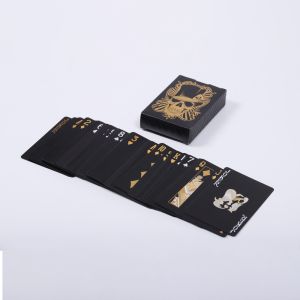 Personalised Black PVC Playing Cards Custom Printing