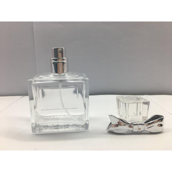50ml luxury empty perfume bottles With Ribbon Decoration Cap