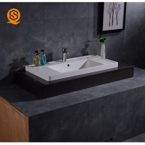 Linear Design Solid Surface Wash Basin Under Counter Wash Basin