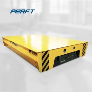 50t Molten Iron Casting Rail Electric Heavy Load Cart For Warehouse