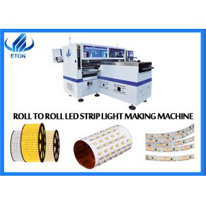 China SMT pick and place mounting machine for 100M roll to roll  long LED strip with 500000 CPH on sale