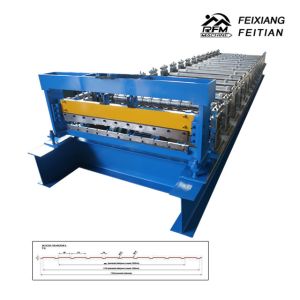 Galvanize Aluminium Iron Color Steel Roll Forming Machine 8-12/Min Working Speed