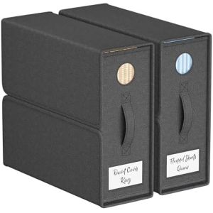 Sheet Organizers And Storage, 4-Pack, Queen/King Size (Grey), Bed Sheet