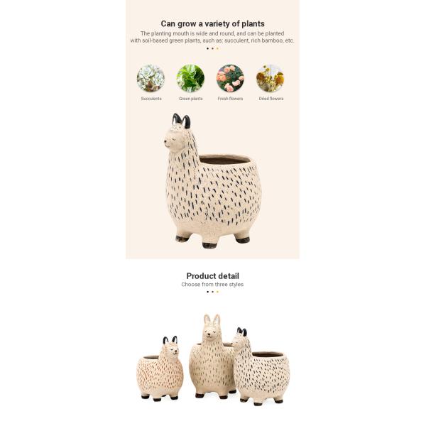 Animal Flower Pots Succulent Plant Pot Customized Plant Propagation Planter Ceramic Planter