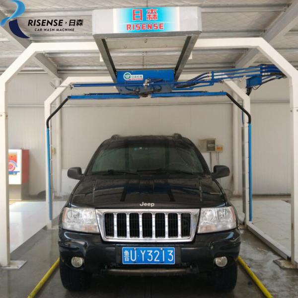Quality 6300x4500mm Assembling Range Double Arm Touchless Car Wash Machine for sale