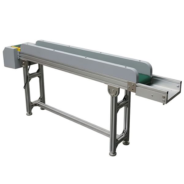 Quality 250mm Narrow Width Mobile Phone Conveyor Belt with Stainless Steel Construction and 24V DC Brushless Motor for Security Check & Inspection Gates for sale